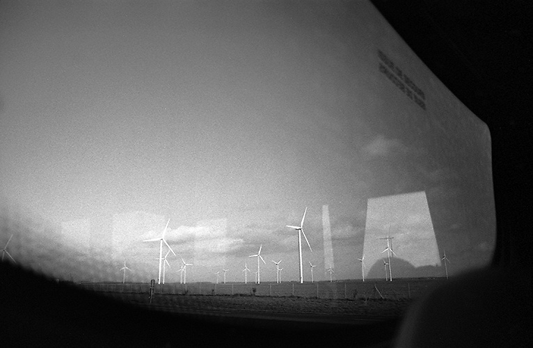 Coach window scene